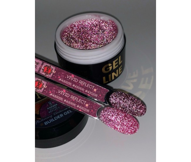 FLICKERING DARK LINE BUILDER GEL -  BRILLIANCE BURST 50ml